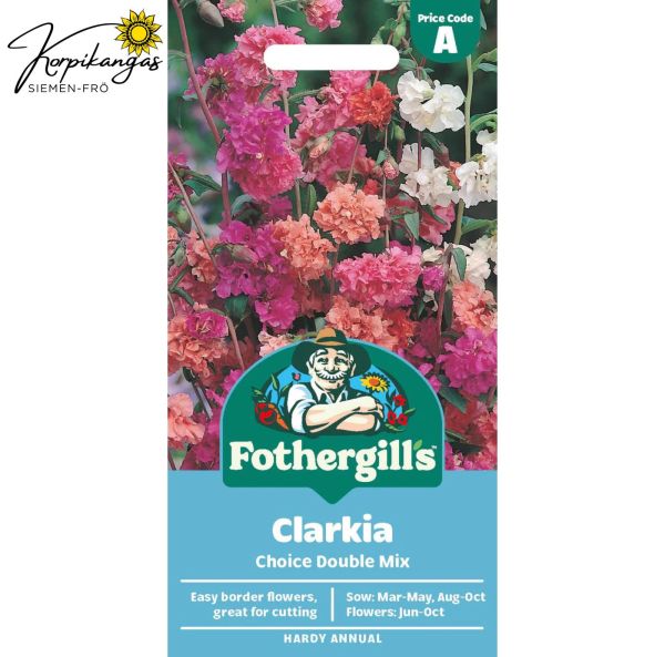 Clarkia -färgblandning, dubbel